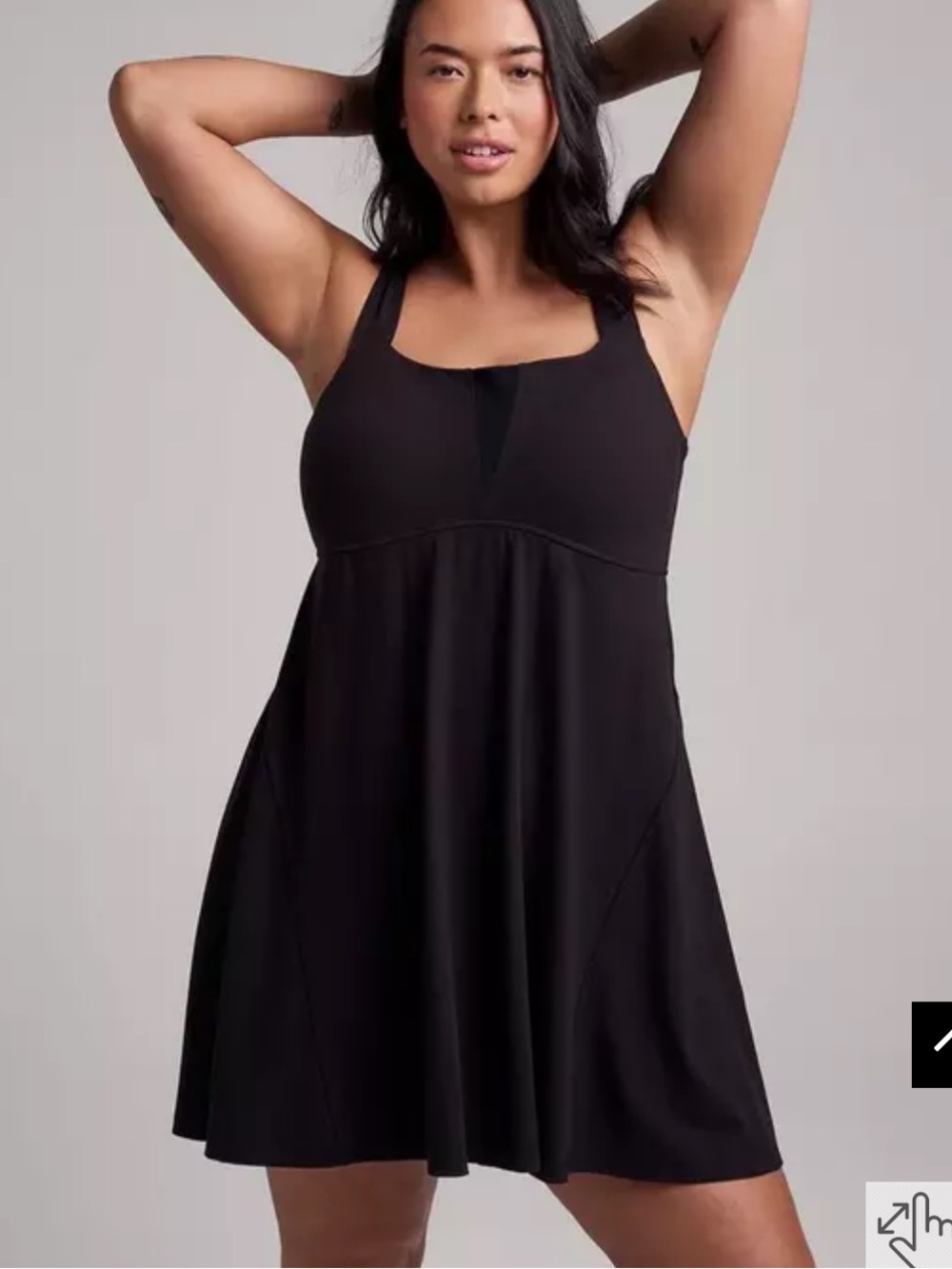 Torrid Super Soft Jersey Performance Active Dress 2Fer